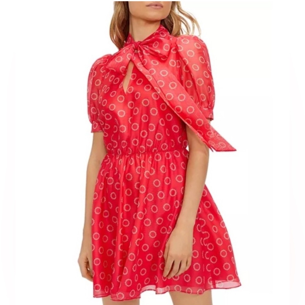 NWT Ted Baker London Dotty Puff Sleeve Sundress